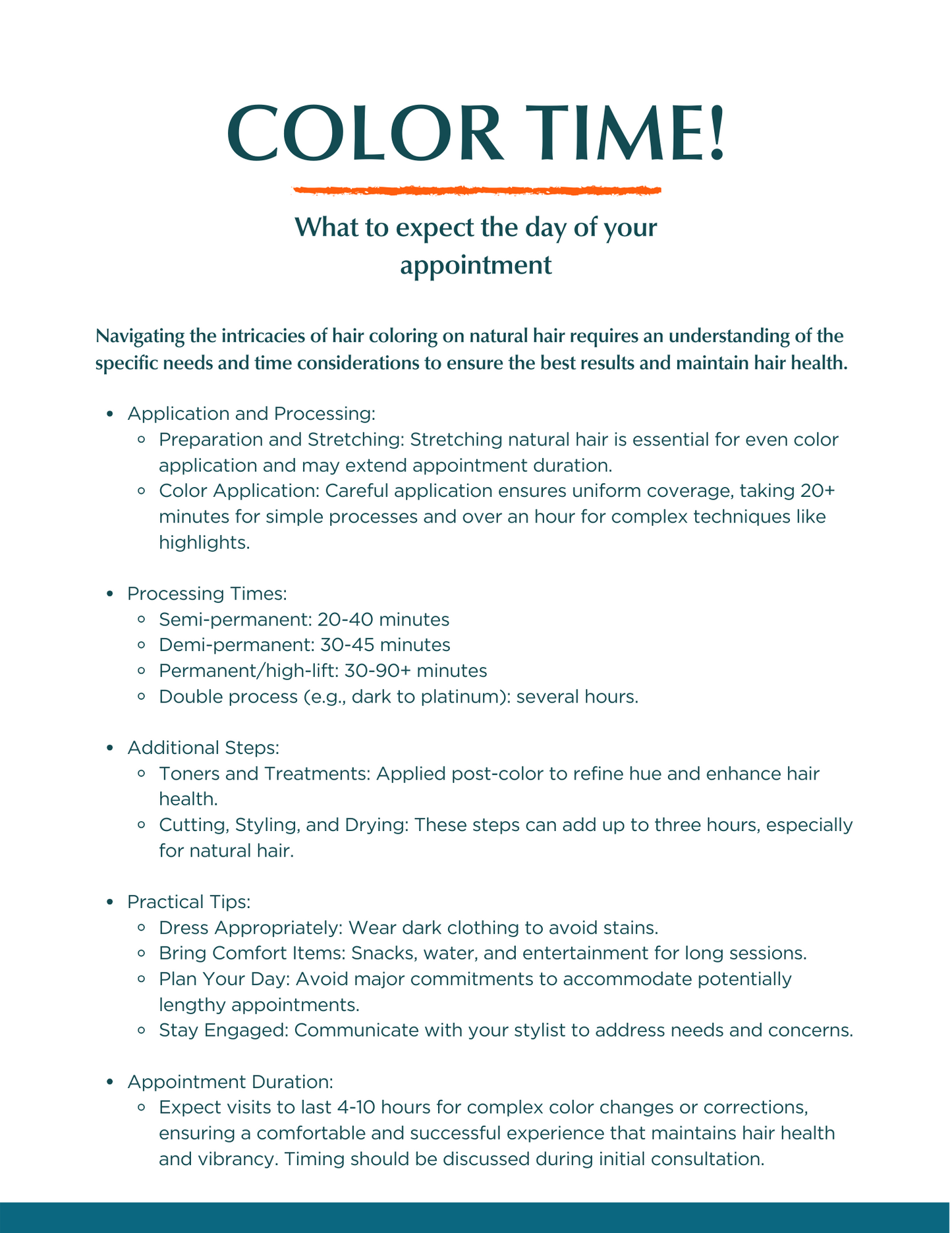 The Natural Hair Color Guide